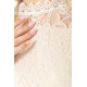 Блуза женская гипюровая, цвет светло-бежевый, 204R153