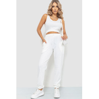 Спорт костюм женский, цвет молочный, 131R003-2