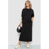 Костюм женский повседневный, цвет черный, 115R0528