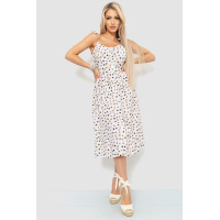 Сарафан с принтом, цвет молочный, 102R333-1