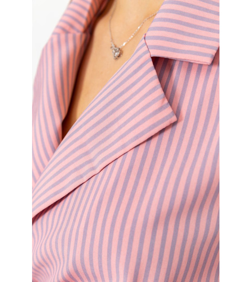 Костюм женский в полоску, цвет розово-серый, 167R1077