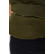Худи женский на флисе, цвет зелено-коричневый, 102R312