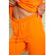 Женский спортивный костюм шорты + кофта оранжевого цвета 131R004-1