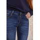 Женские джинсы скинни синего цвета 129R603