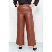 Штаны женские на флисе, цвет коричневый, 115R0448