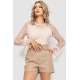 Блуза жіноча класична гіпюрова, колір пудровий, 204R156