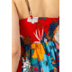 Сарафан женский с цветочным принтом, цвет красный, 221R1932-8