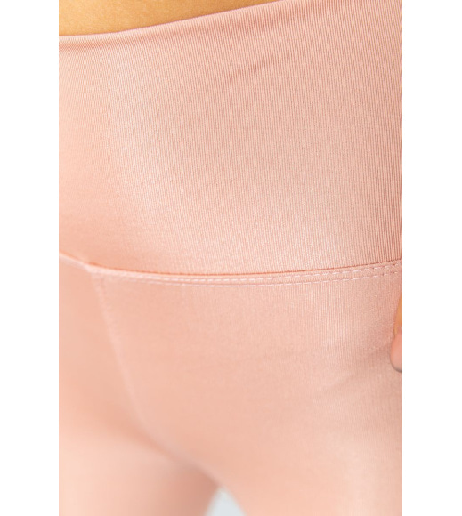 Лосины женские из бифлекса, цвет персиковый, 220R001