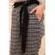 Жіночі вкорочені штани в клітку колір Сірий 172R9313-2