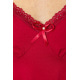 Ночная рубашка однотонная, цвет бордовый, 219RTA-428