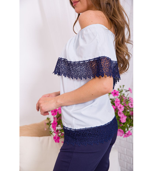Блуза жіноча, колір сіро-блакитний, 119R1540-8
