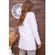 Женская рубашка, с жилетом в бело-серую полоску, 119R320-1