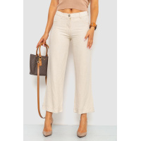 Капри женские, цвет светло-бежевый, 201R266
