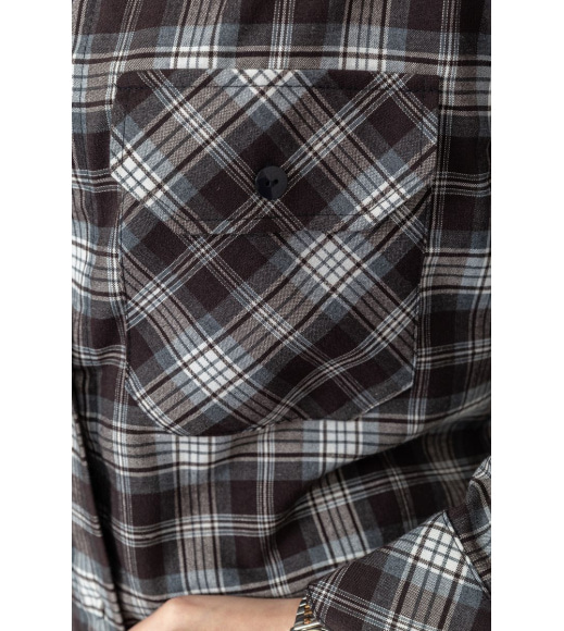 Костюм женский рубшка+штаны, цвет коричнево-черный, 230R2002-1