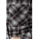 Костюм женский рубшка+штаны, цвет коричнево-черный, 230R2002-1