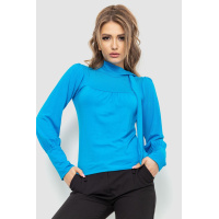 Кофта женская однотонная, цвет голубой, 167R2135