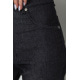 Джинси жіночі на флісі, колір чорний, 201R221-1