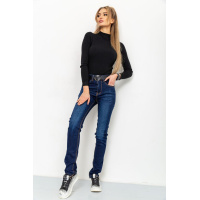 Джинсы женские демисезонные 214R8010, цвет Темно-синий