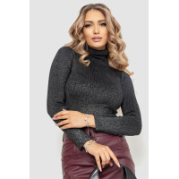 Гольф женский трикотажный, цвет черный, 204R057