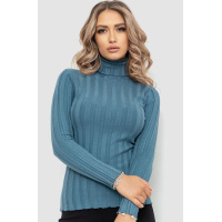 Гольф женский однотонный, цвет джинс, 204R056