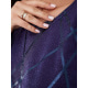 Коротка жіноча сукня, синього кольору, з люрексу, 153R4052