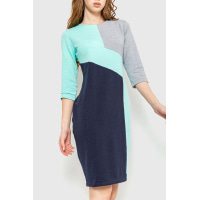 Сукня повсякденна, колір синьо-сірий, 230R132