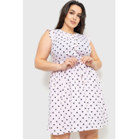 Платье с принтом, цвет розово-синий, 230R007-3