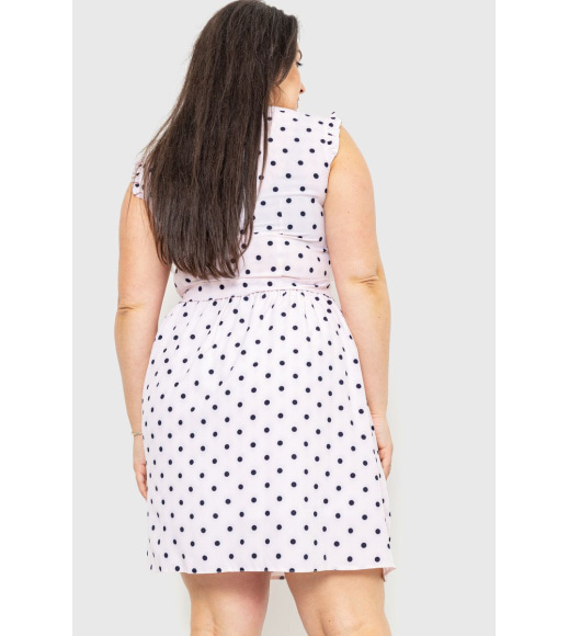 Платье с принтом, цвет розово-синий, 230R007-3