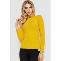 Водолазка женская трикотажная, цвет горчичный, 204R035