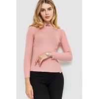 Водолазка женская трикотажная, цвет светло-розовый, 204R035