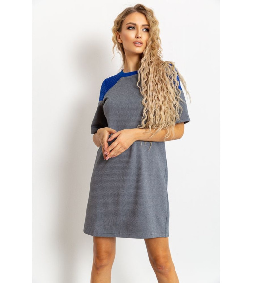 Платье, цвет серо-синий, 167R791