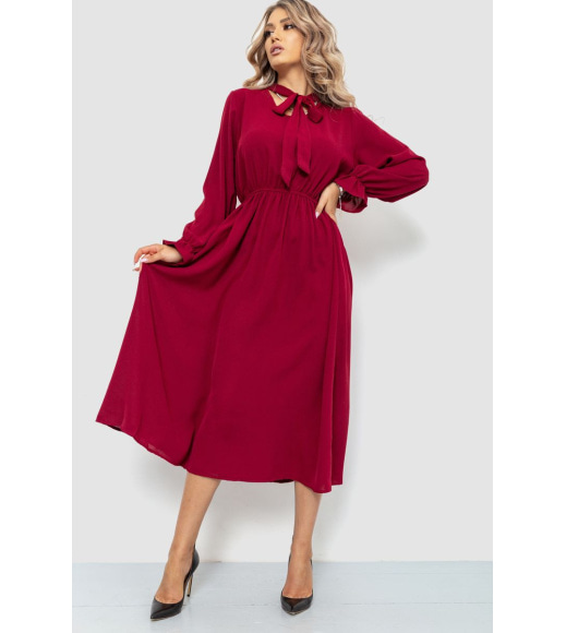 Нарядне плаття, колір бордовий, 204R601