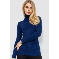 Гольф женский однотонный, цвет синий, 204R043