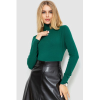 Гольф женский базовый однотонный, цвет зеленый, 221R042