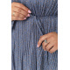 Платье шифоновое свободного кроя, цвет джинс, 204R701-1