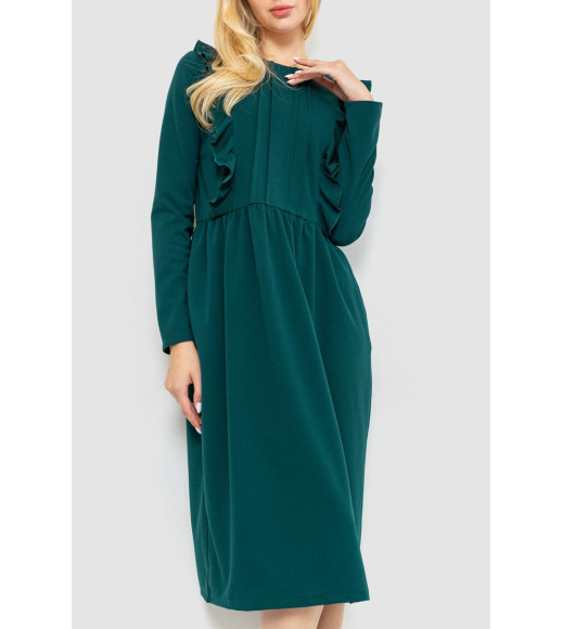 Сукня класична Нарядна, колір зелений, 102R343