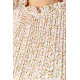 Сукня вільного крою шифонова, колір молочно-рожевий, 204R701