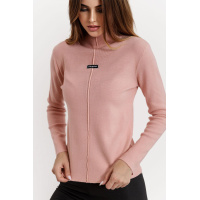 Гольф женский трикотажный, цвет пудровый, 204R008