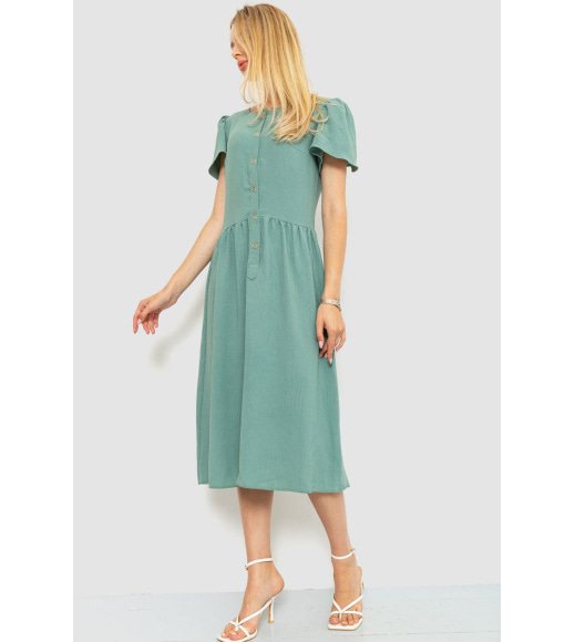 Сукня вільного крою, колір оливковий, 230R033