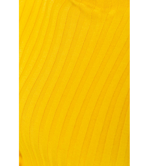 Гольф женский в рубчик, цвет горчичный, 221R8868-1