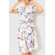 Сукня з принтом, колір молочно-персиковий, 230R006-8