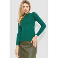 Водолазка женская однотонная, цвет зеленый, 204R019