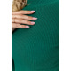 Водолазка жіноча однотонна, колір зелений, 204R019