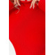 Гольф жіночий в рубчик, колір червоний, 204R047