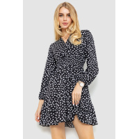 Платье с принтом, цвет черно-белый, 214R5130