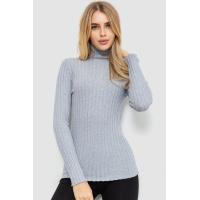 Гольф женский однотонный, цвет светло-серый, 204R043