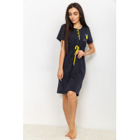 Домашнее женское платье, цвет черный, 219RT-366