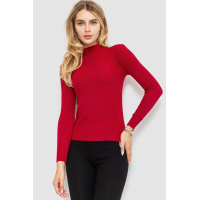 Гольф женский однотонный, цвет бордовый, 204R016