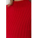 Гольф женский в рубчик, цвет бордовый, 221R8868-1