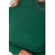 Гольф женский в рубчик, цвет зеленый, 204R047
